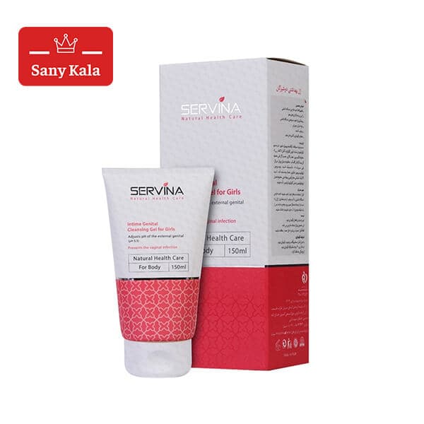 ژل بهداشتی دوشیزگان سروینا SERVINA مدل Genital حجم 150میلی لیتر — تصویر ۲