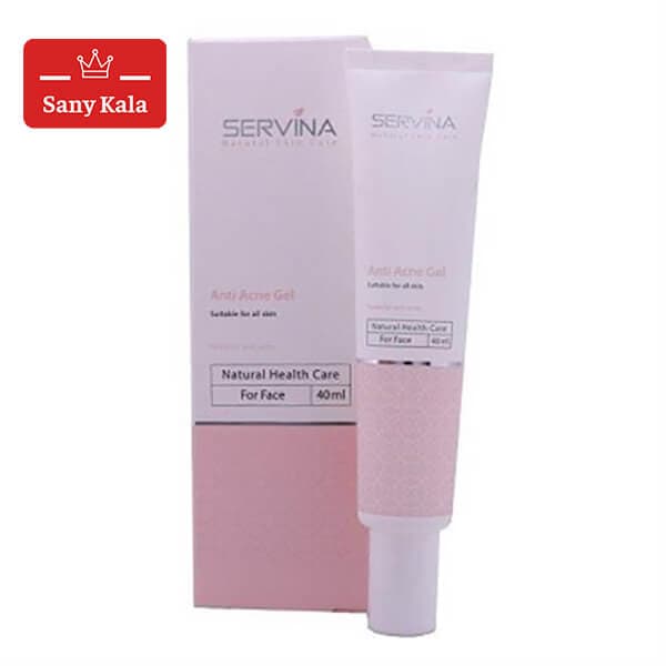 ژل ضد جوش صورت سروینا SERVINA مدل Anti Acne حجم 40 میلی لیتر — تصویر ۵