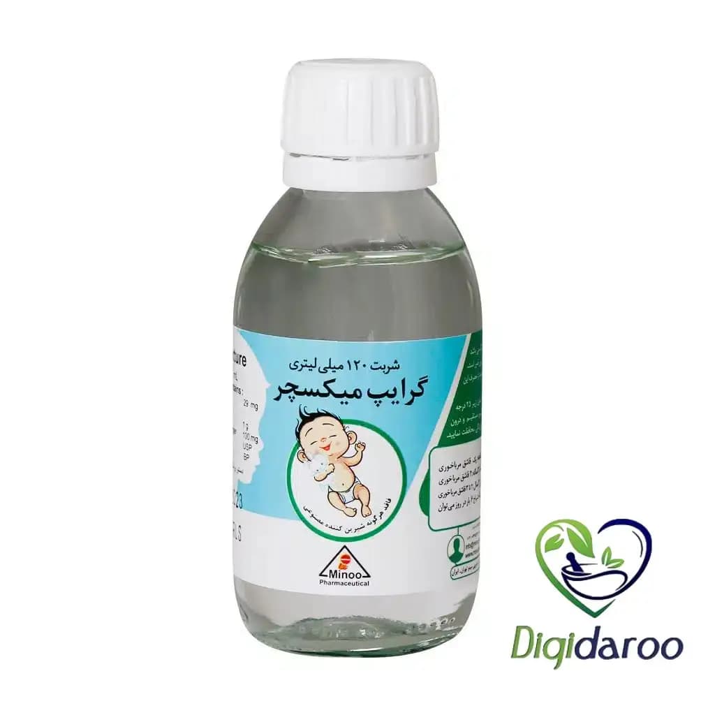 شربت مینو رایپ میکسچر مینو ۱۲۰ میلی لیتری — تصویر ۵