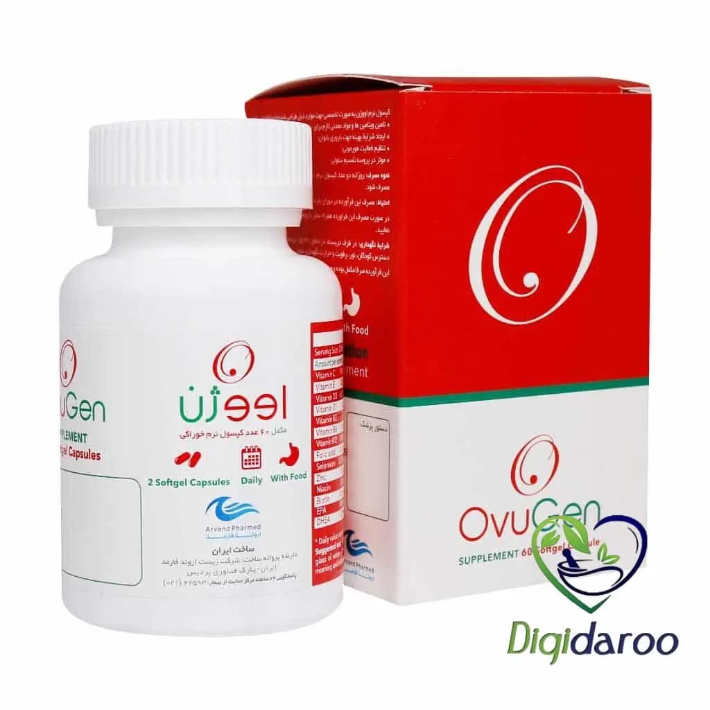 کپسول نرم اووژن (Ovugen) اروند فارمد 60 عددی — تصویر ۲