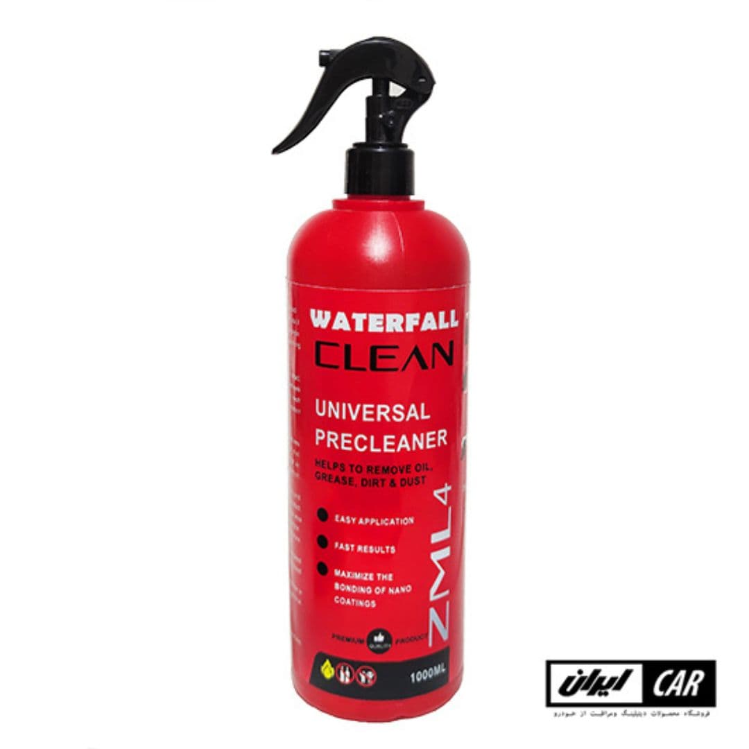 اسپری چربی زدا نانو سرامیک یک لیتری واترفال مدل Waterfall Clean Universal Cleaner