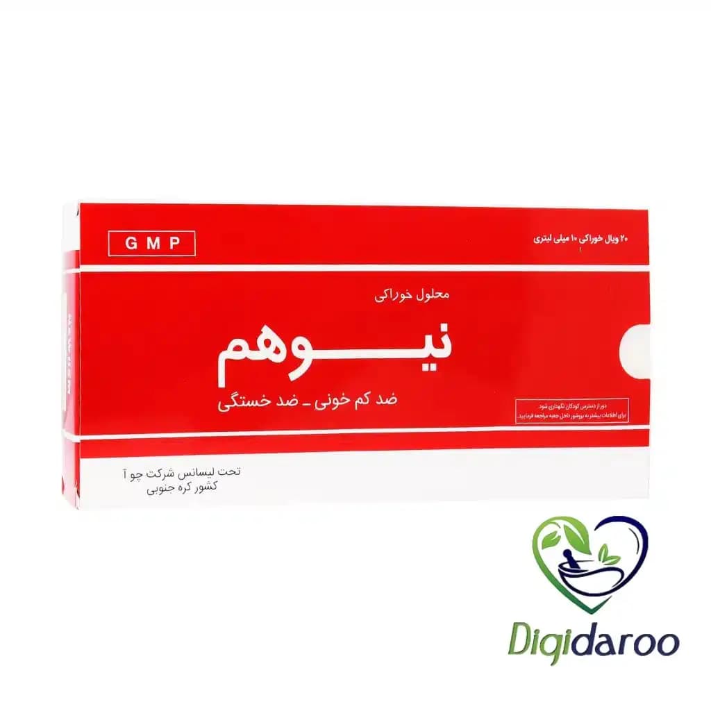 آمپول خوراکی نیوهم چوا فارم 20 عددی — تصویر ۶