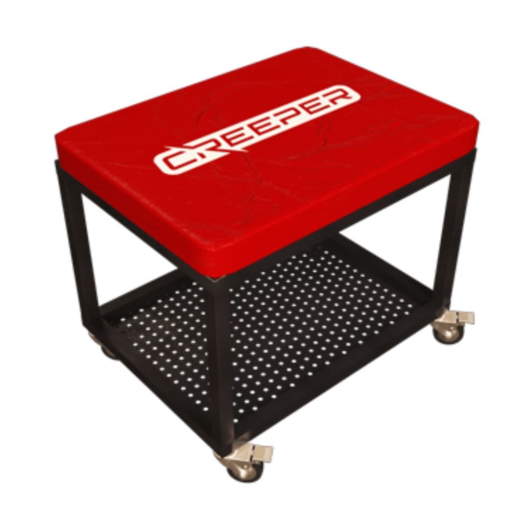 صندلی دیتیلینگ ساده چرخ دار قرمز مدل Simple detailing chair red