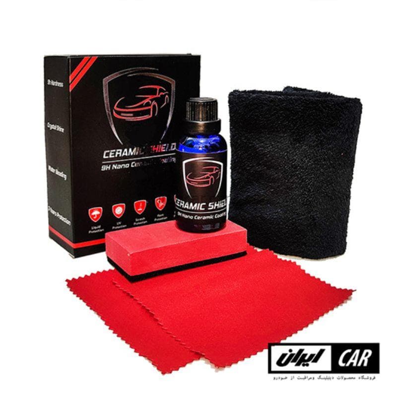پوشش نانو سرامیک 9H بدنه خودرو شیلد مدل Ceramic Shield Nano Coating 50ml — تصویر ۶