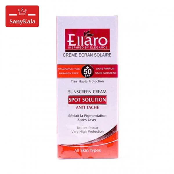 کرم ضد آفتاب و ضد لک الارو بیرنگ مدل Spot Solution با +SPF 50 حجم 40 میلی لیتر — تصویر ۴