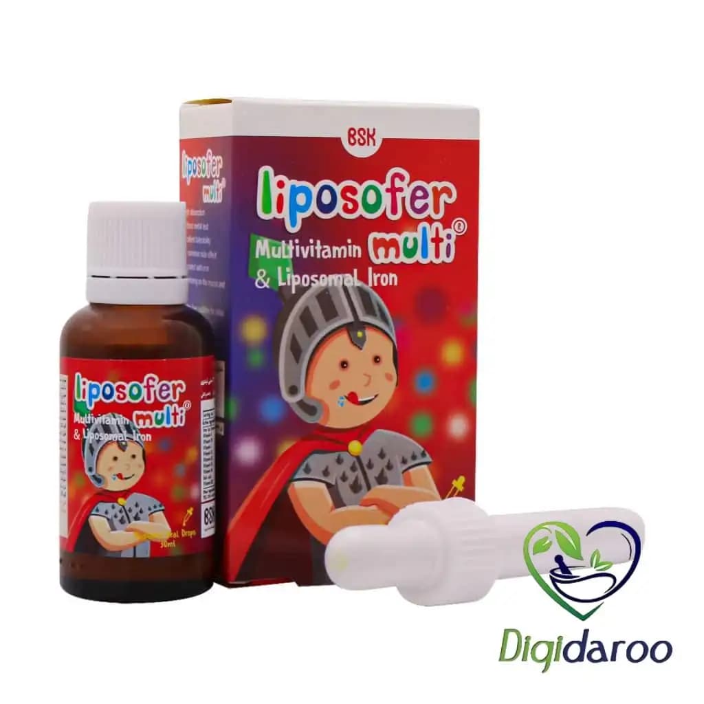 قطره خوراکی آهن لیپوزوفر مولتی بی اس کی 30 میلی لیتری (Liposofer Multi) — تصویر ۵