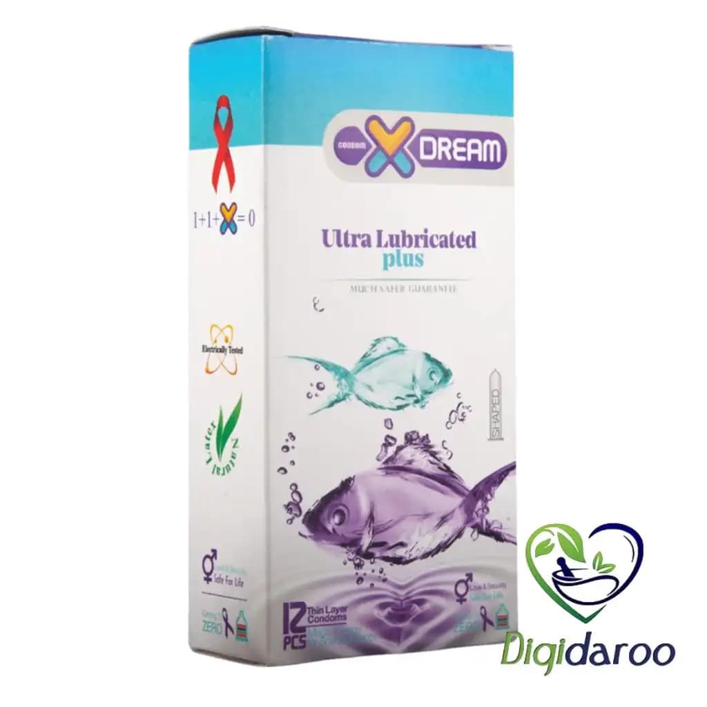 کاندوم بسیار روان ultra lubricated ایکس دریم بسته ۱۲ عددی