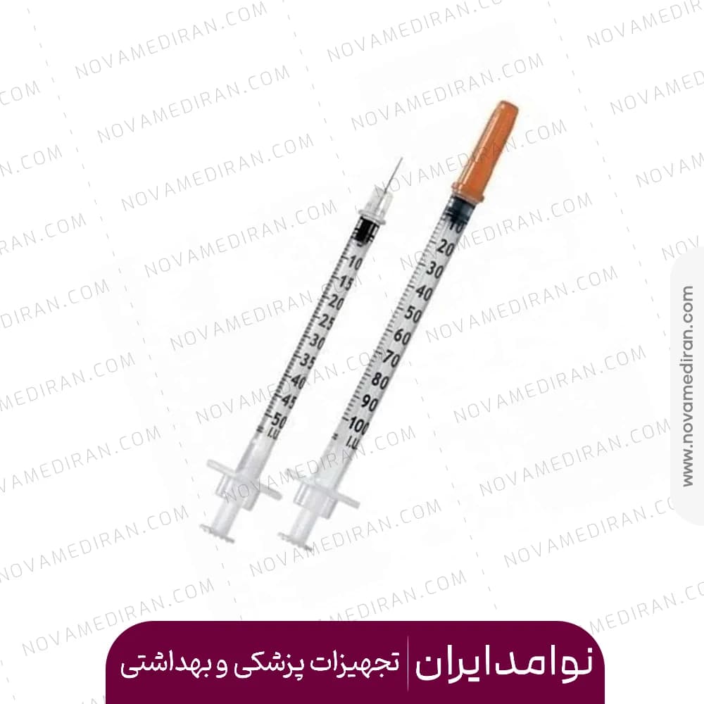 سرنگ انسولین 0.5 سی سی آوا 10 عددی — تصویر ۴