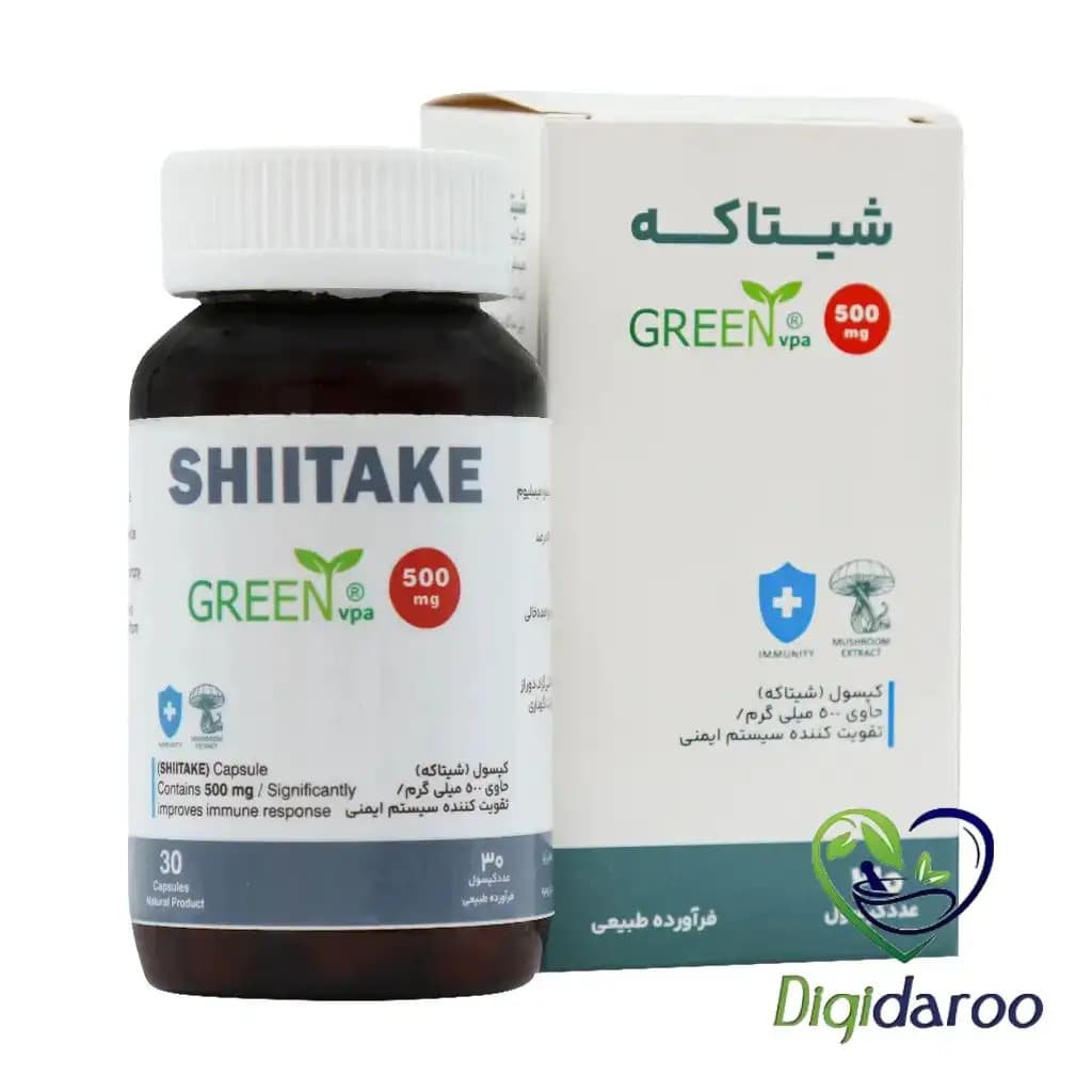 کپسول شیتاکه وارنا پژوهش آریا 30 عددی