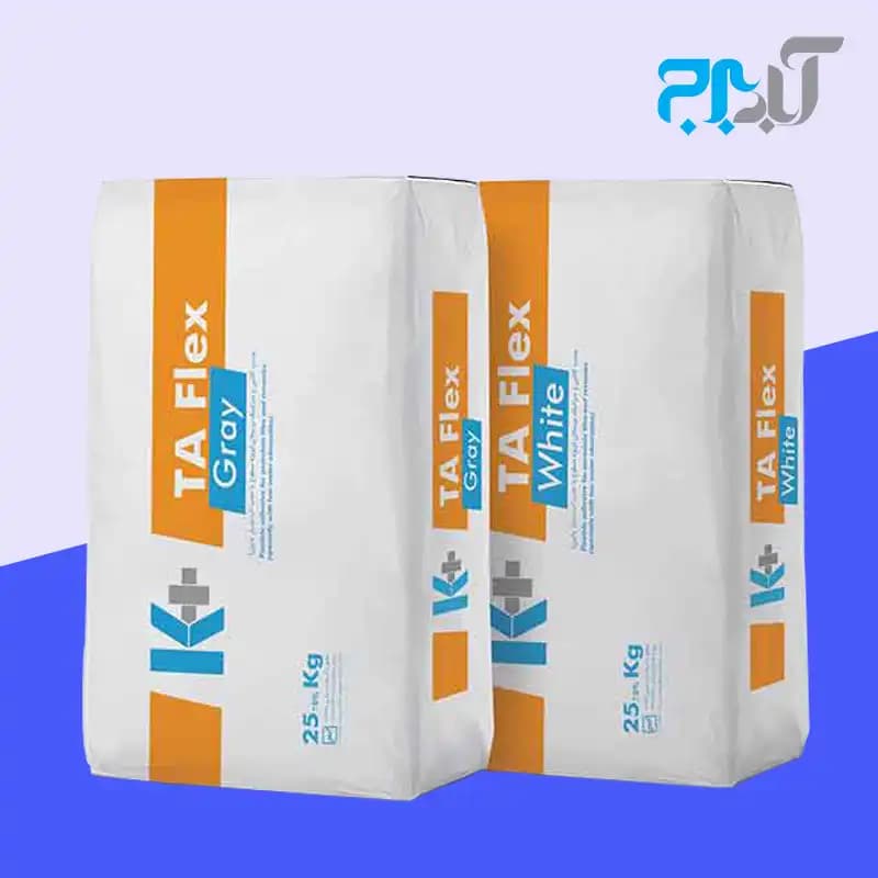 چسب کاشی پرسلان خاکستری – TA Flex Gray کی پلاس — تصویر ۳
