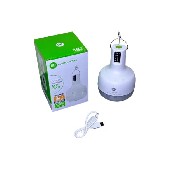 لامپ شارژی 18W دی پی مدل DP-7812C BULB — تصویر ۳