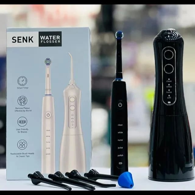 ست مسواک شارژی و جت واتر مدل WATER FLOSSER — تصویر ۳