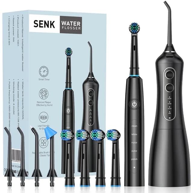 ست مسواک شارژی و جت واتر مدل WATER FLOSSER