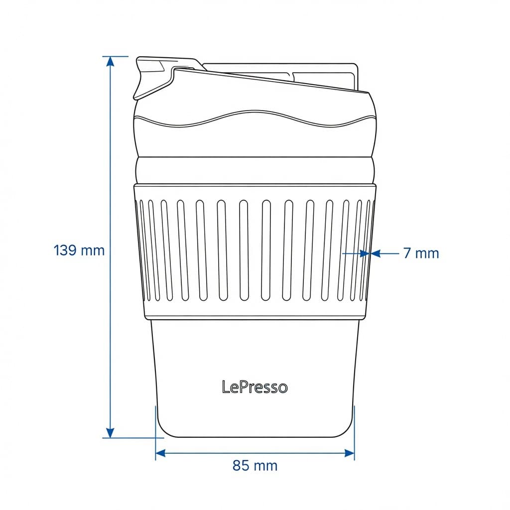 تراول ماگ لپرسو مدل TUMBLER MUG — تصویر ۶