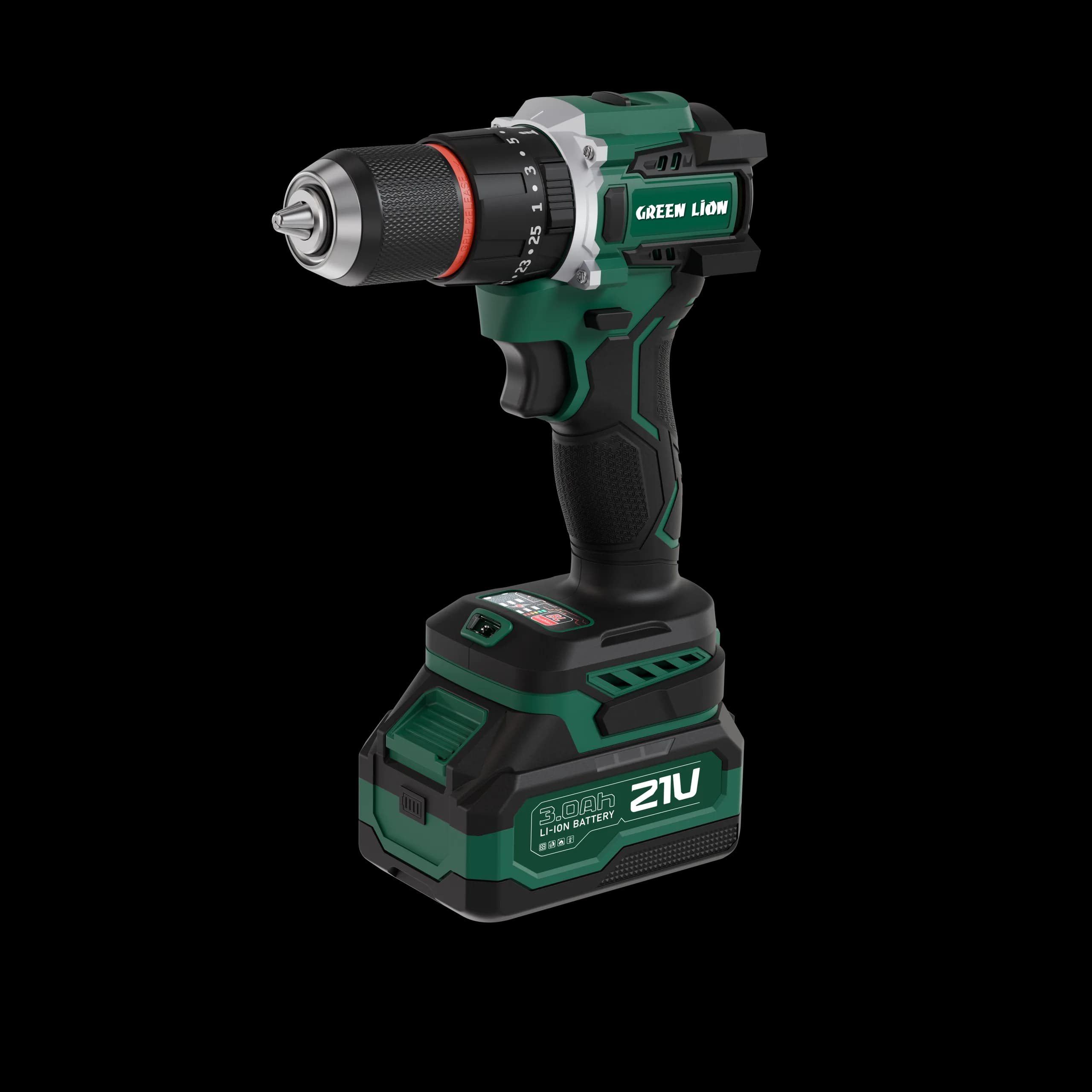 دریل چکشی شارژی گرین لاین مدل GD-16 PRO DRIVE — تصویر ۹