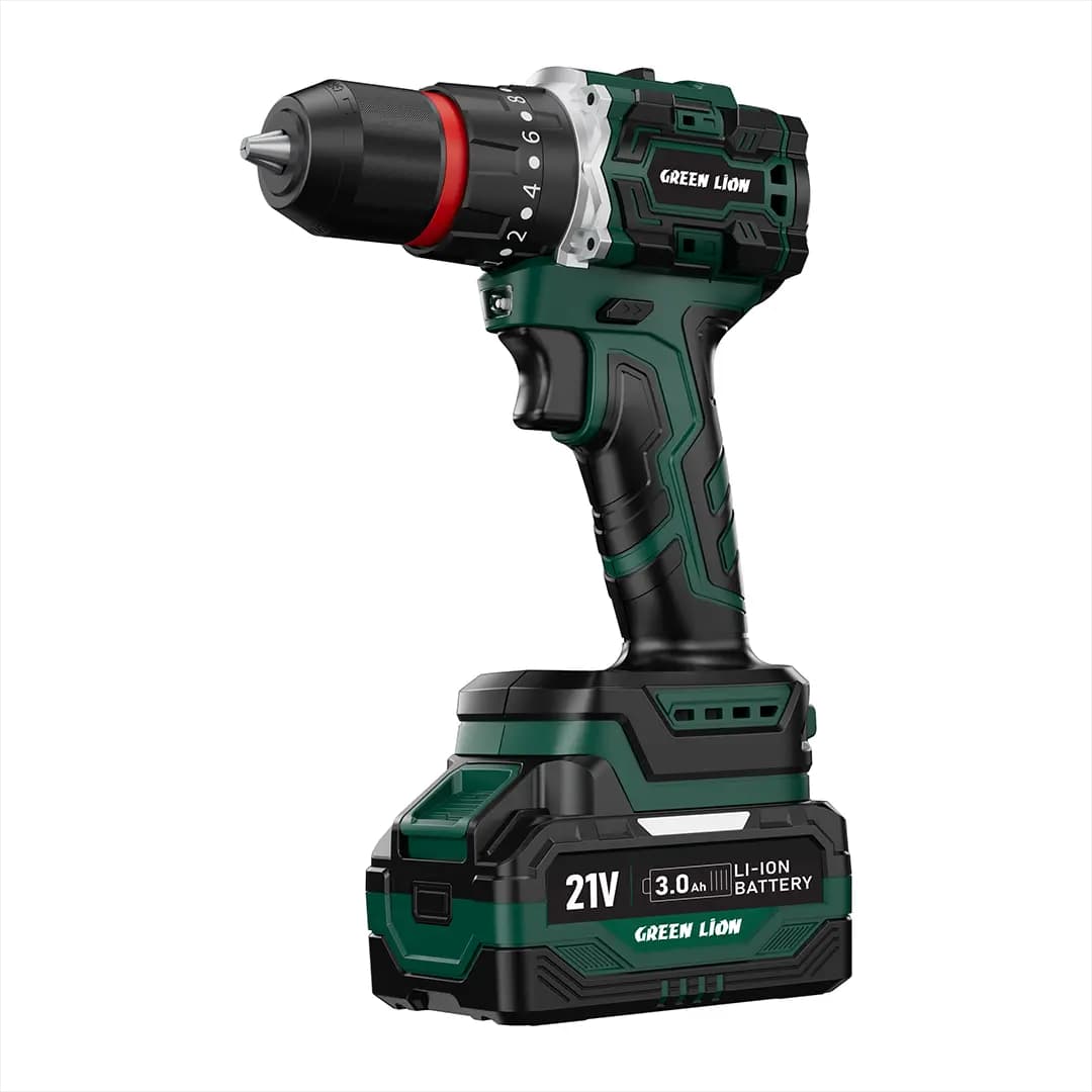دریل و پیچ گوشتی شارژی براشلس ۳۰۰ وات گرین لاین مدل GD-12 EDGE PRO