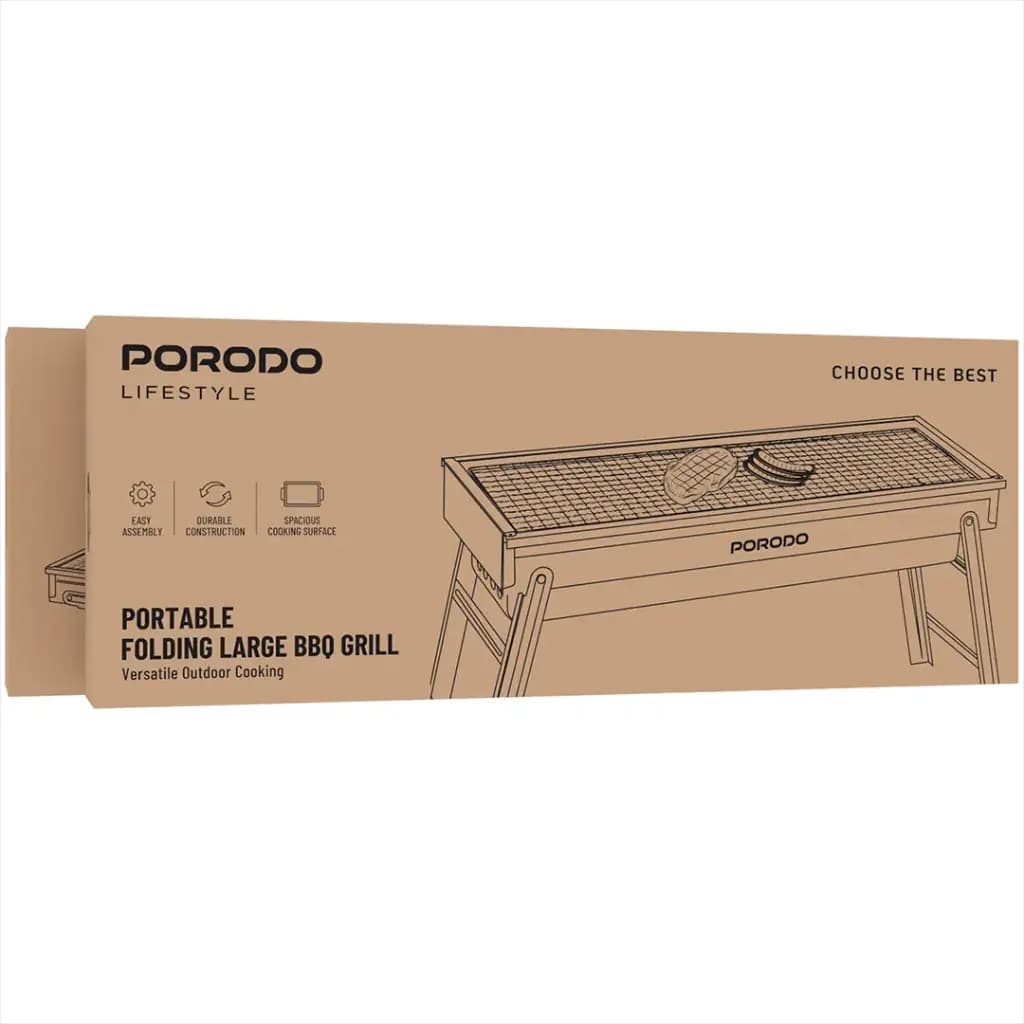 باربیکیو ذغالی پرودو مدل PORTABLE FOLDING — تصویر ۵