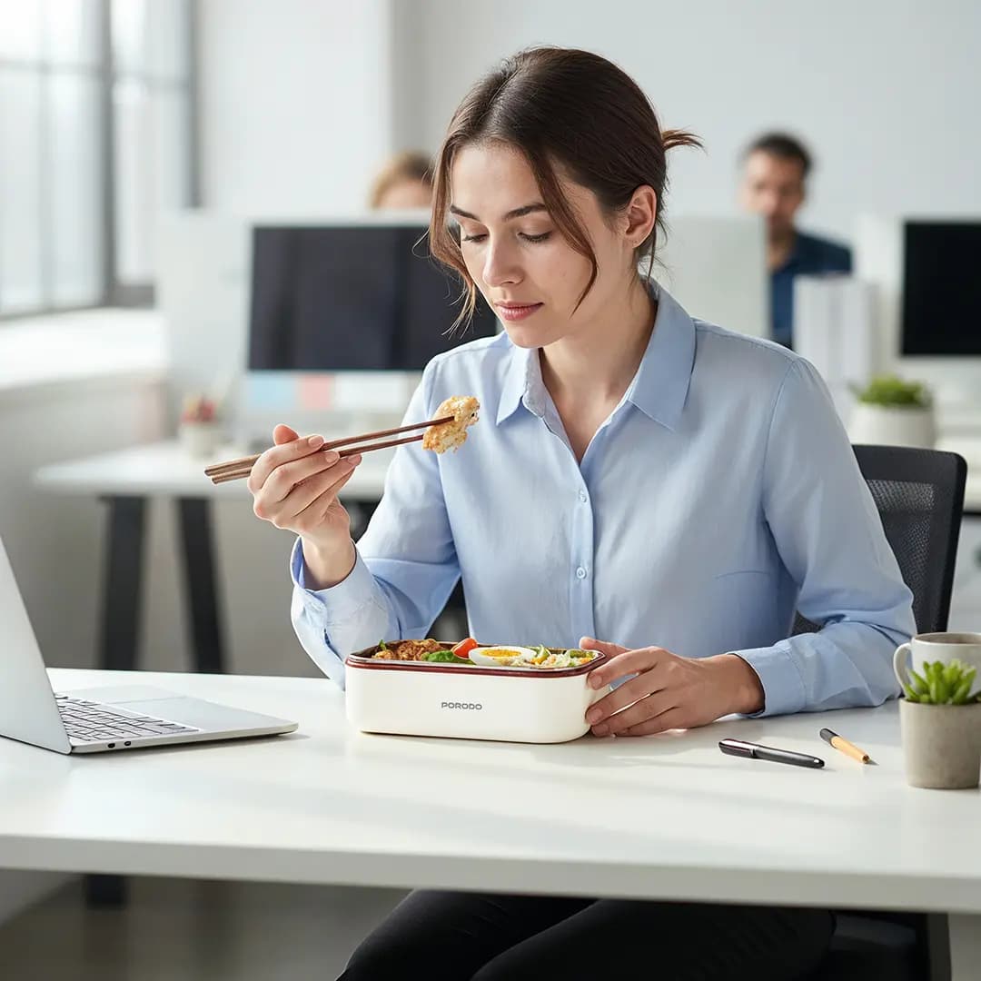 ظرف غذای برقی دوحالته پرودو LUNCH MATE DUAL — تصویر ۴