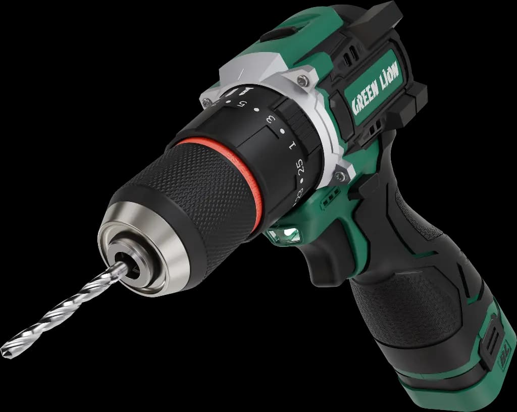 دریل شارژی چکشی براشلس 18ولت گرین لاین مدل GD-15 PRO — تصویر ۲