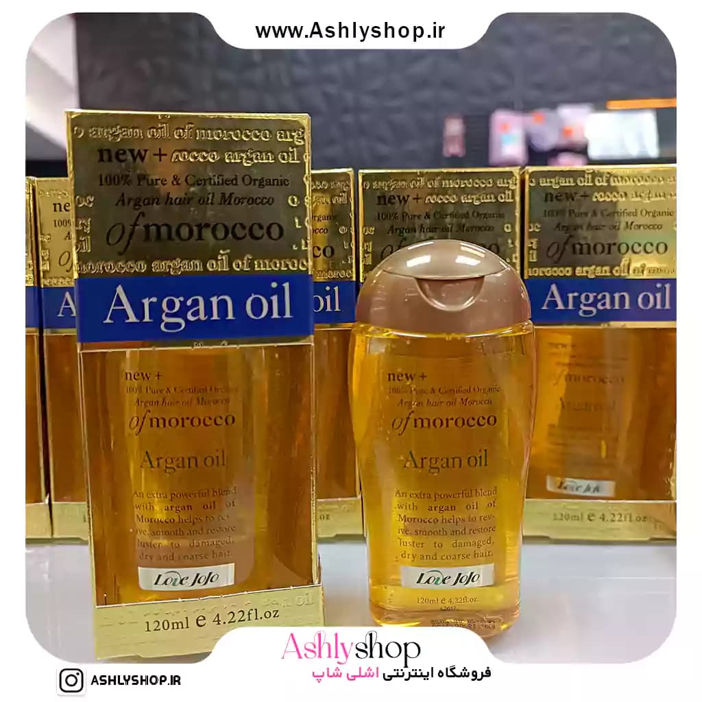 روغن ارگان مراکشی لاو جوجو Love Jojo حجم 120 میل — تصویر ۶