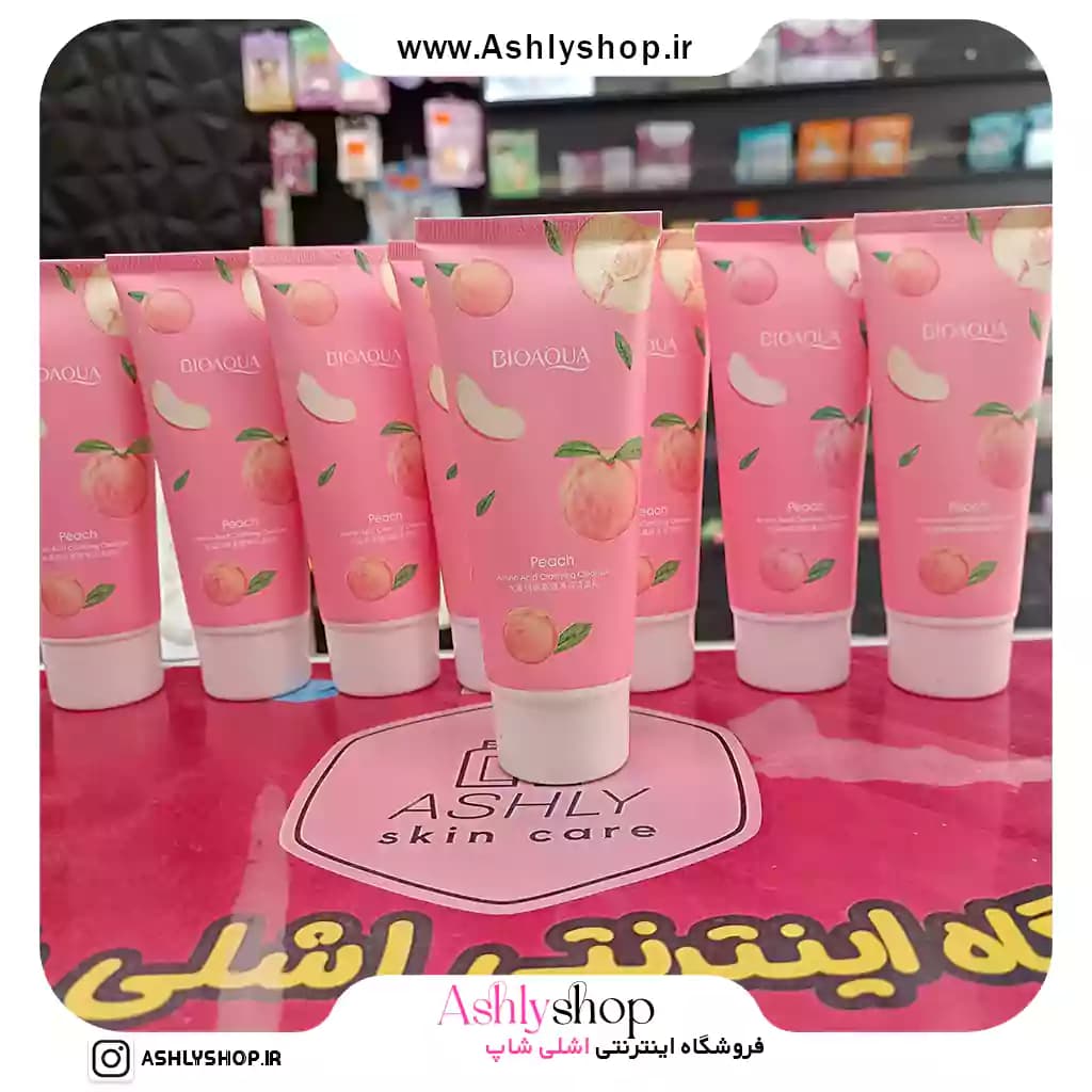 فوم شستشو صورت هلو بیواکوا | BIOAQUA — تصویر ۲