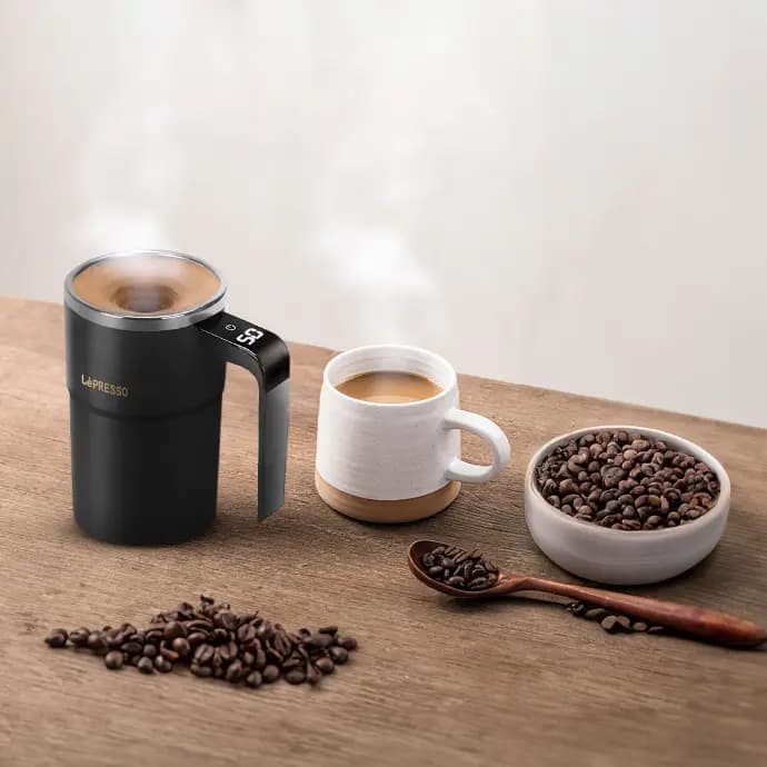 ماگ همزن مغناطیسی لپرسو مدل STIRRING MUG — تصویر ۳