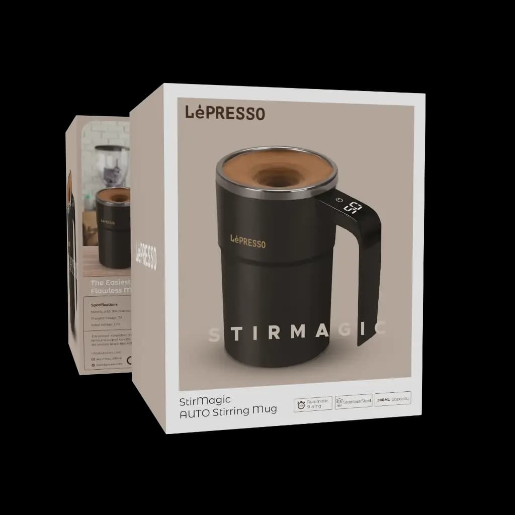 ماگ همزن مغناطیسی لپرسو مدل STIRRING MUG — تصویر ۵