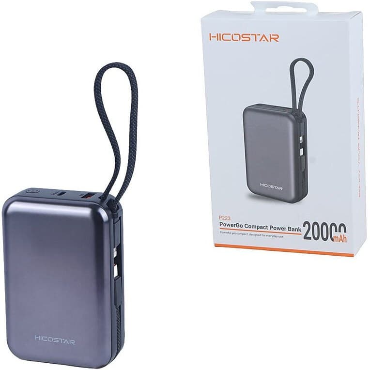 پاوربانک 22.5 وات هایکواستار مدل P223 ظرفیت 20000 میلی‌آمپرساعت — تصویر ۵