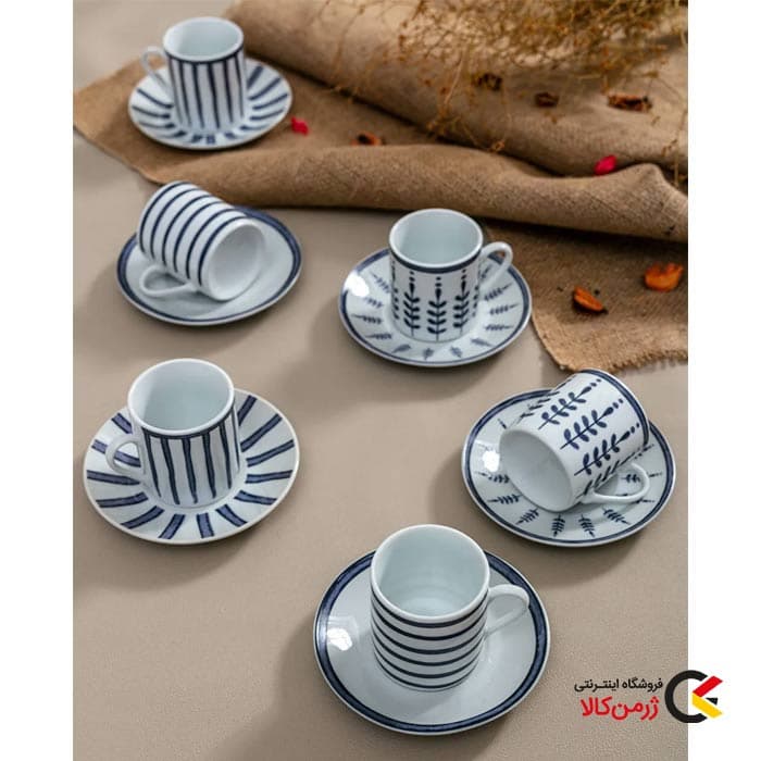 ست فنجان قهوه خوری چینی ال سی هوم