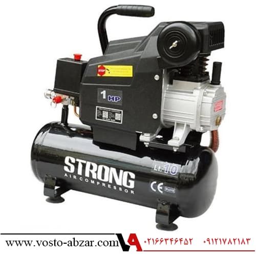 کمپرسور باد 10 لیتری روغنی استرانگ مدل STG10L