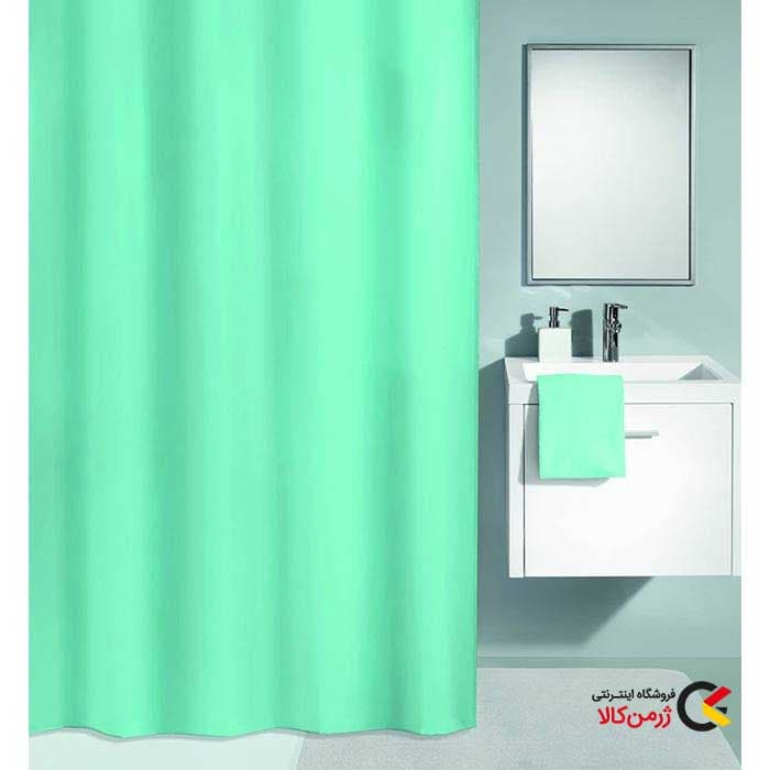 پرده حمام کیتو 180×200 سانتی‌متری آبی ساده برند کلین ولکه آلمان — تصویر ۹