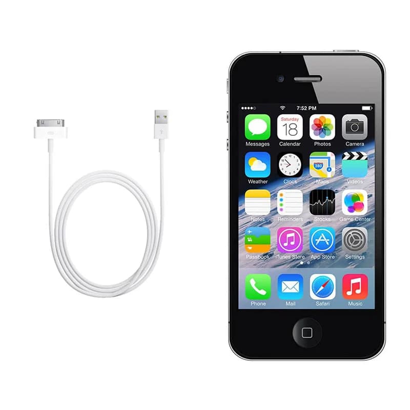 کابل شارژ اصلی Iphone 4S