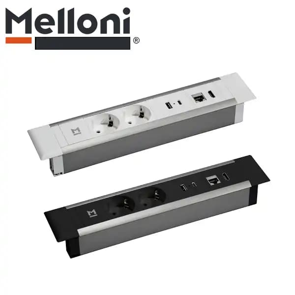 پریز توکار ملونی (Melloni) کد 10094 — تصویر ۳