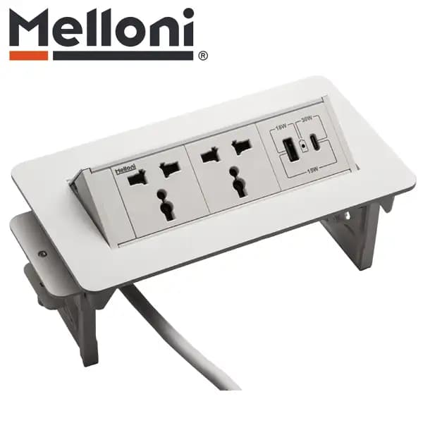 پریز توکار کابینتی ملونی (Melloni) کد 10140