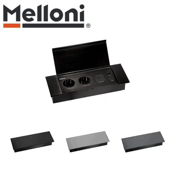 پریز توکار ملونی (Melloni) کد 10108 — تصویر ۲