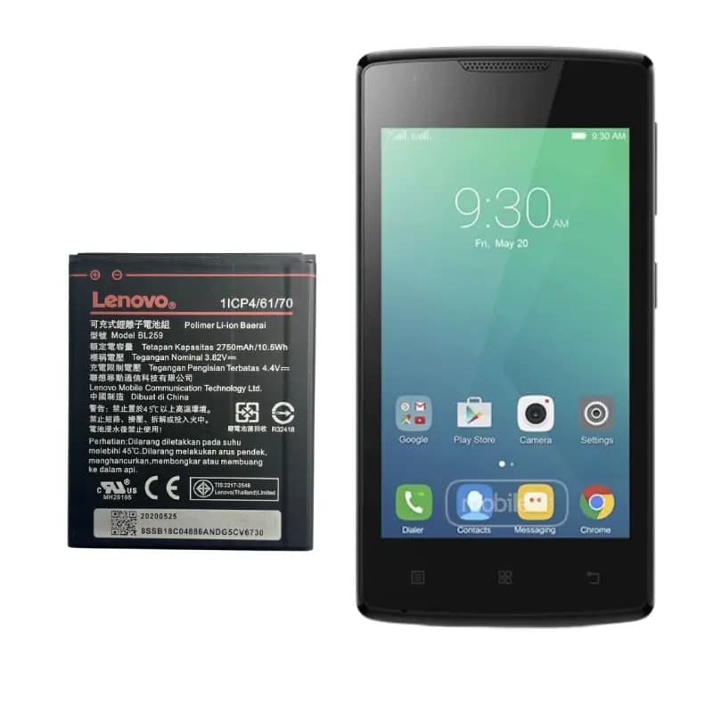 باتری اصلی گوشی لنوو Lenovo Vibe A مدل BL259