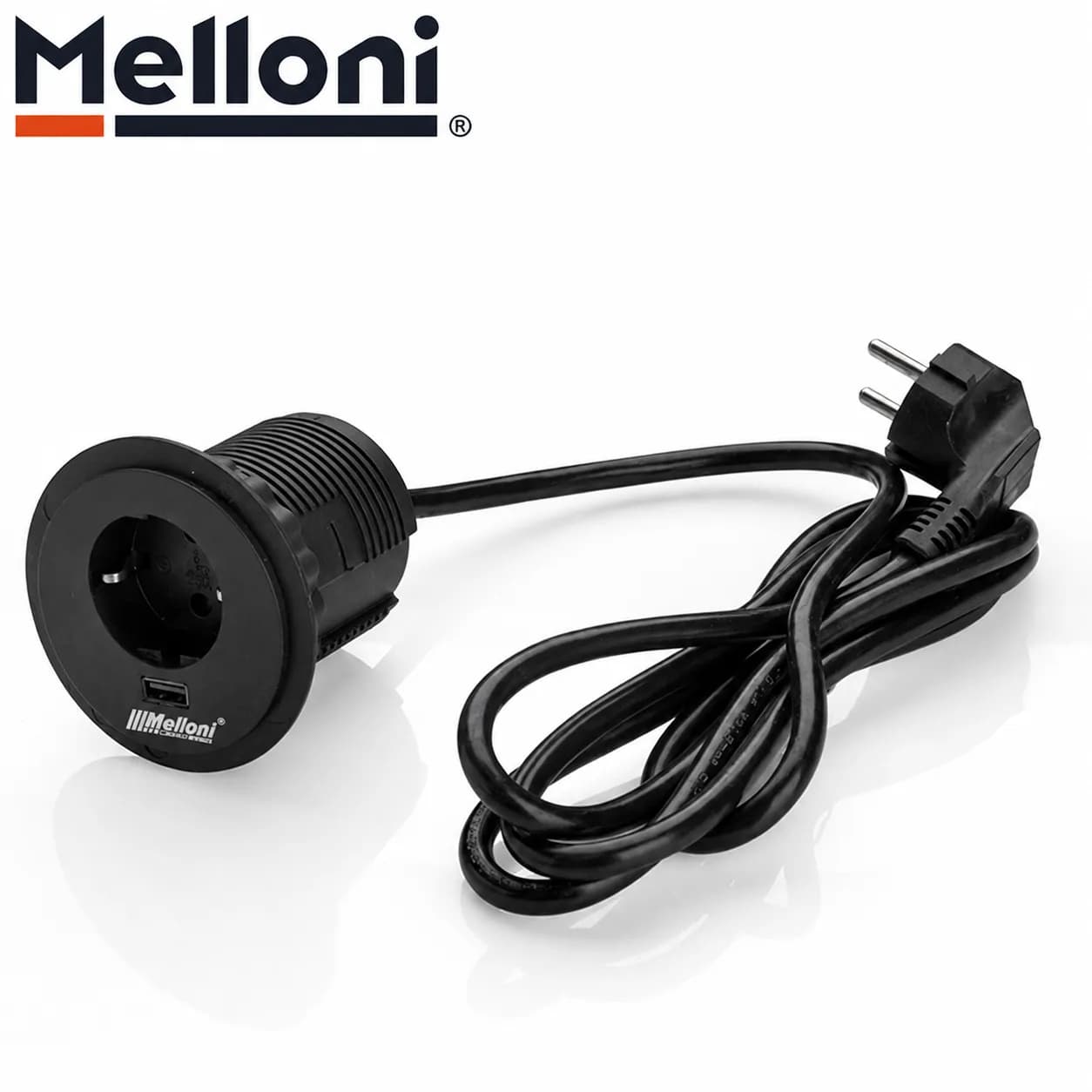 پریز توکار گرد ملونی (Melloni) کد ۱۰۰۳۴ — تصویر ۸