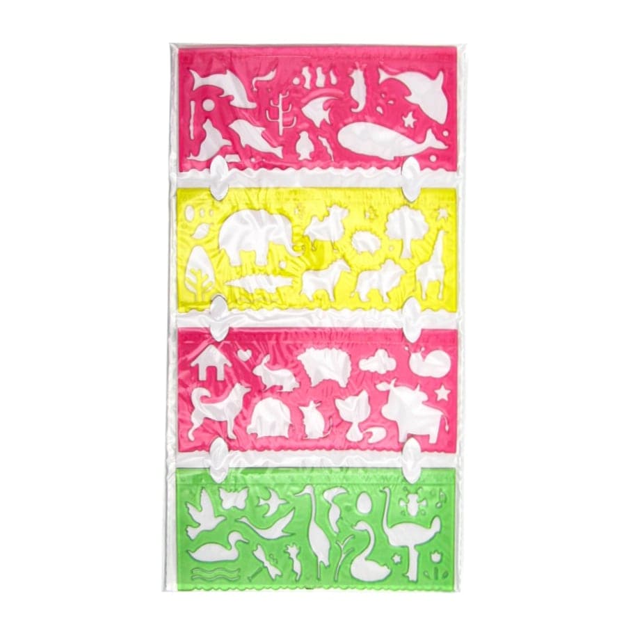 شابلون حیوانات 4 تکه ای