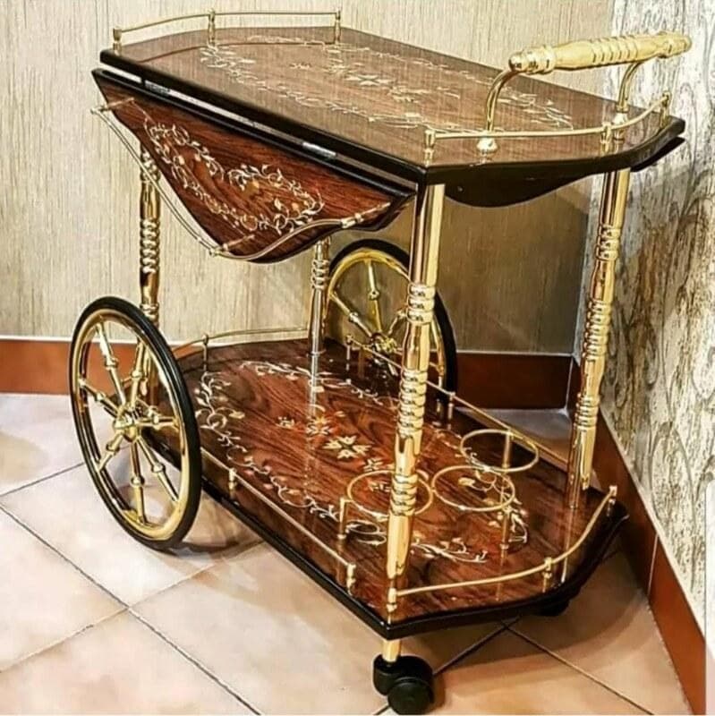 میز پذیرایی کالسکه مدل ارکیده