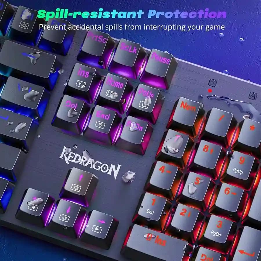 کیبورد مکانیکال گیمینگ ردراگون Sindri K671 RGB Black — تصویر ۴