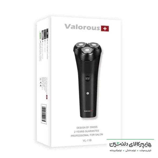 خرید و قیمت ماشین اصلاح ولروس سه تیغ پرقدرت،ضدآب،باطری لیتیوم VL118