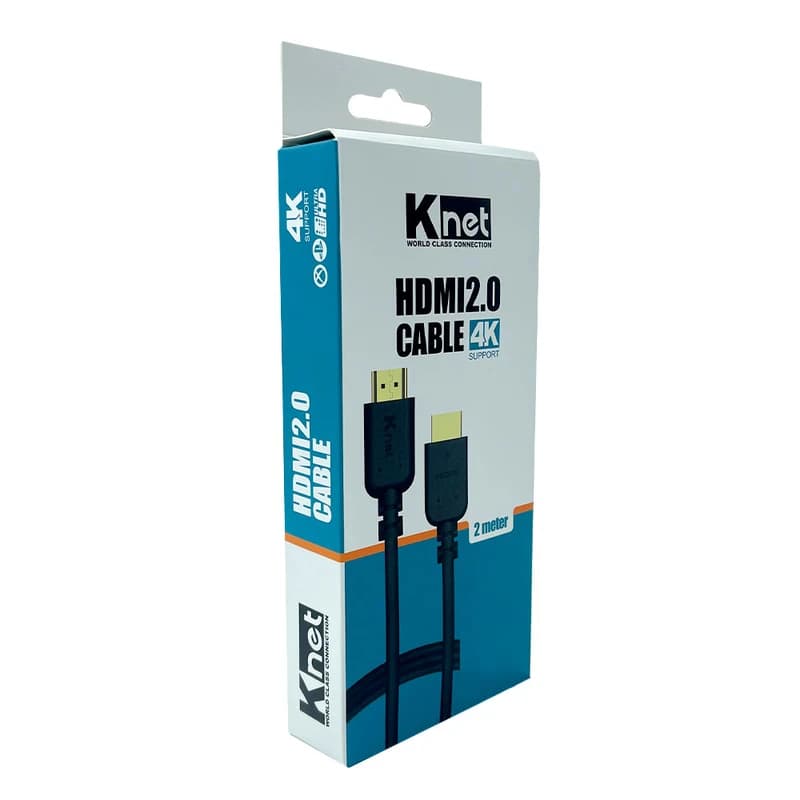 کابل 2.0 HDMI کی نت 4K مدل K-CH200020 طول 2 متر — تصویر ۵