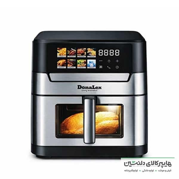 خرید و قیمت سرخ کن رژیمی 8 لیتر دونالکس شیشه ای DN955 — تصویر ۳