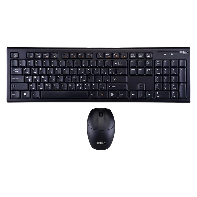 کیبورد و ماوس بی‌سیم هترون مدل HKCW130