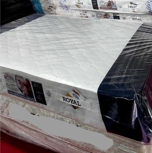 تشک رویال سوپر طبی فنری نفره با ضمانت مدل کامفورت 120در200 — تصویر ۲