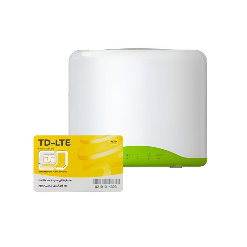 مودم TD-LTE/4G سئوون اس ال سی مدل SLC-130S42G به همراه سیم کارت 100 گیگابایت شش ماهه