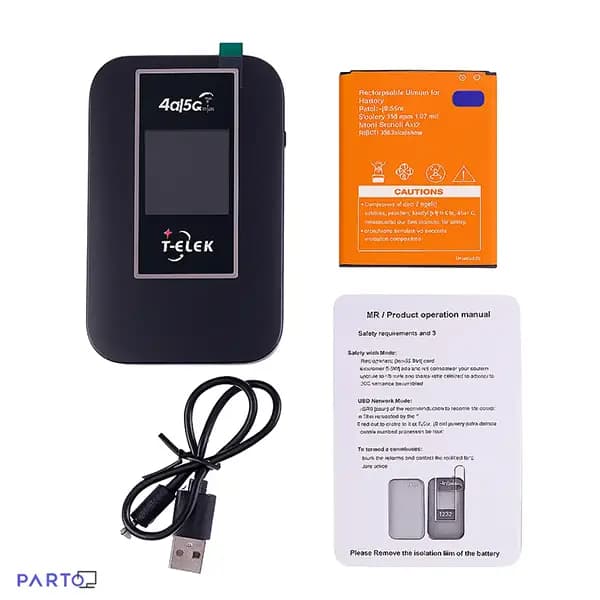 مودم 3G/4G قابل حمل مدل T-ELEK TM86E — تصویر ۹