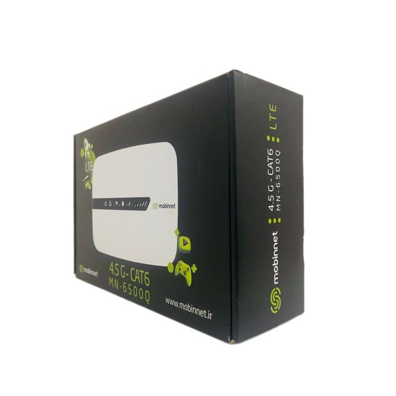 مودم 4.5G/TD-LTE مبین نت مدل MN6500Q به همراه سیم کارت مبین نت با 30 گیگابایت اینترنت سه ماهه — تصویر ۹