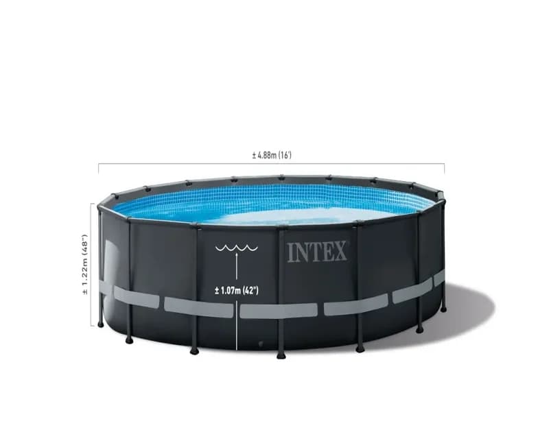 استخر پیش ساخته فریمی 488 گرد اینتکس 26326 Intex — تصویر ۴