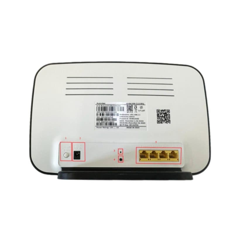 مودم 4.5G/TD-LTE مبین نت مدل MN-C1210EQ به همراه 30 گیگابایت اینترنت سه ماهه — تصویر ۳
